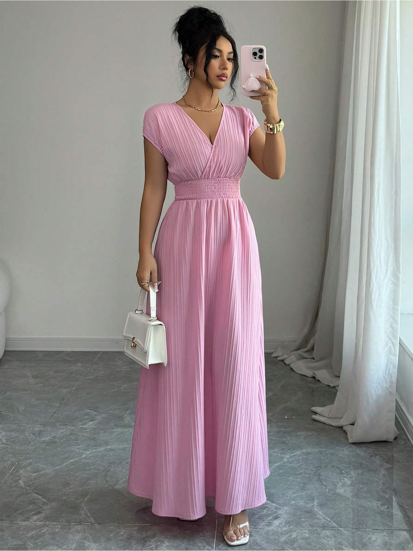 bridesmaid dresses pink sold on Temu United States