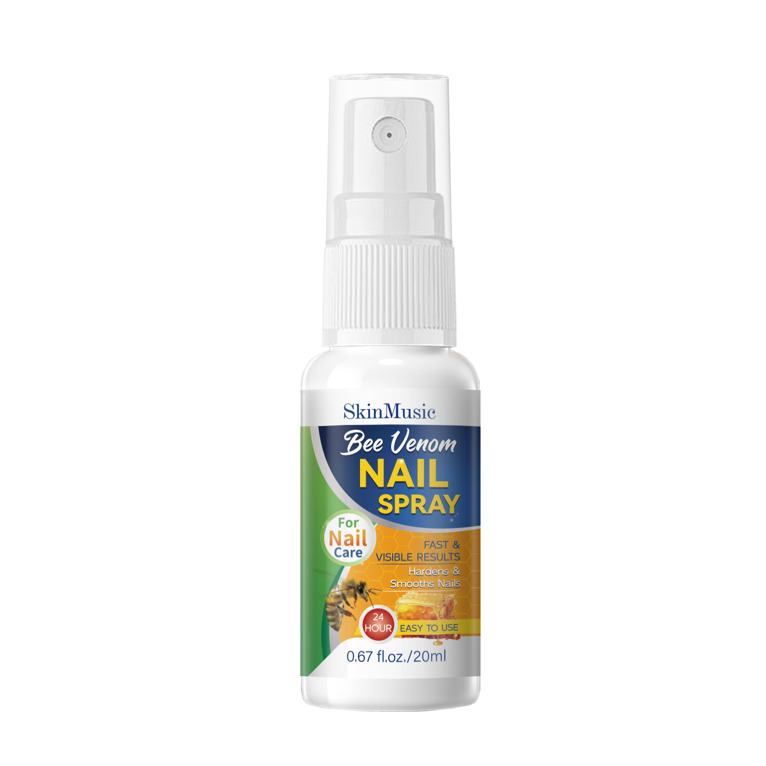 Image of Bee Venom Nail Spray, Toenail & Fingernail Care Serum - For Deformed, Fragile, Rough, Nails - Results In Days, Protect The Nails, Keeping In Good Condition, 20ml