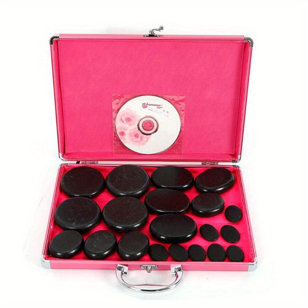 TEMU Manual Massage Sticks And , Stable And Reliable Hot Stone Massage Set, Manual Massage Tool - Spa And Massage