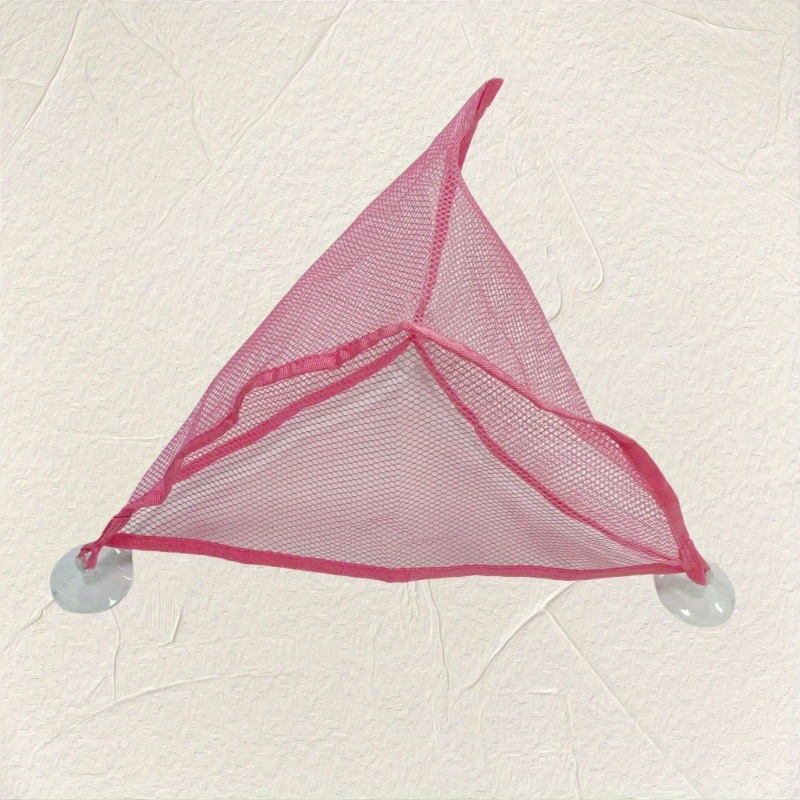 bathroom suction cup storage net bag shower toy hanging pouch wall mounted   organizer for   scenes living room bedroom kitchen bathroom organization   holder spacesaving design compact organizer lightweight Product details 3