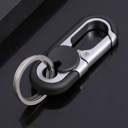 1pc metal alloy car key chain style for mens waist hanging