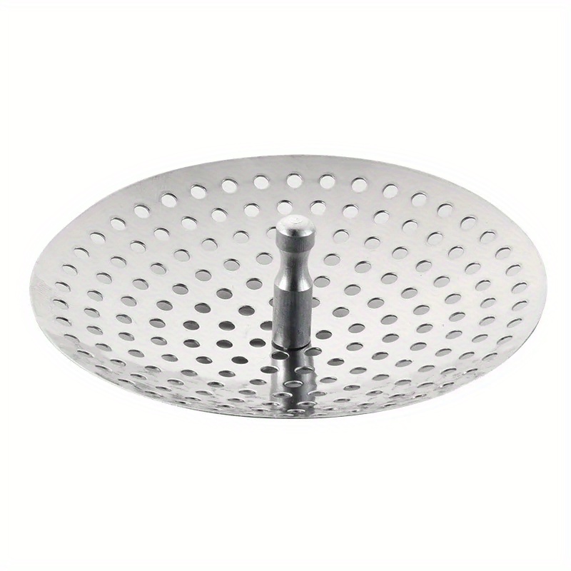 A Tool Made Of Stainless Steel Used To Prevent Food Scraps From Clogging The Drain, Suitable For Catching Hair In The Bathtub And Preventing Waste From Entering The Bathroom Pipes.