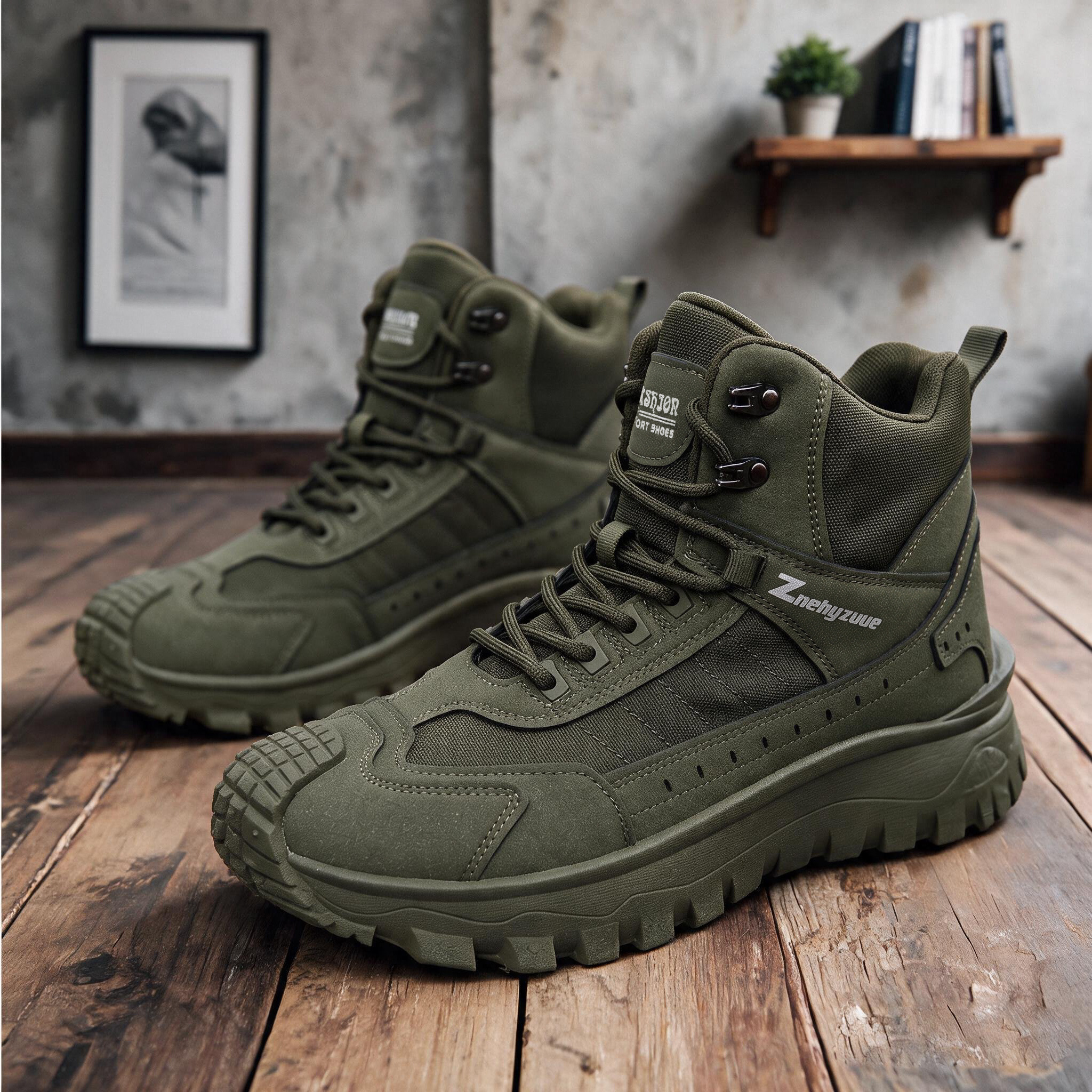 Women's Plus Size Wide Width Casual Sneakers, Lightweight Hiking Boots