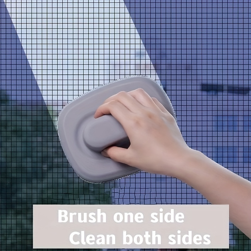E-shop Fensterreinigungsbürste mit Griff - Eine vielseitige Gitterreinigungsbürste, geeignet für Sofas, Wände, Teppiche und mehr - Entwickelt für die