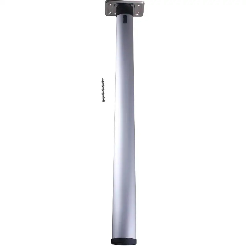 1-pack 710mm Aluminum Alloy Folding Table Legs With Screws, Lightweight Frame For Camping, , Picnic Table Repair And Replacement