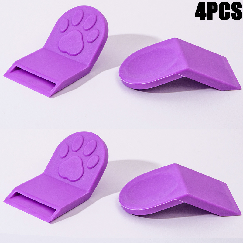 TEMU 4 Purple Portable Bottle Openers, Pet Can Openers, Suitable For Cans, Protects Nails, Dust-proof And Sealable, Made Of Pet Material