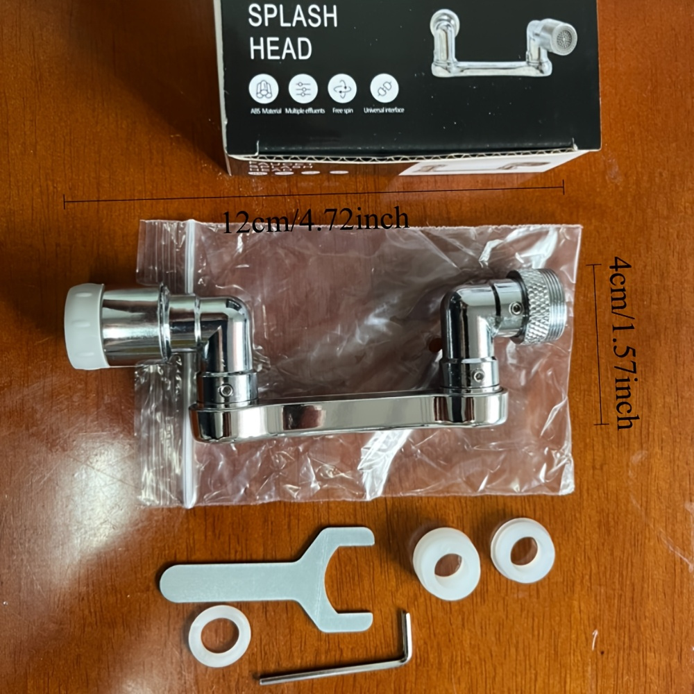 Image of Brand: Hzcc-inchol 1080° Universal Rotating Water Faucet With Joint - Mechanical Arm Design, 304 Stainless Steel, Ideal For Kitchen And Bathroom Use, Kitchen Faucet | Modern Faucet | Durable Faucet