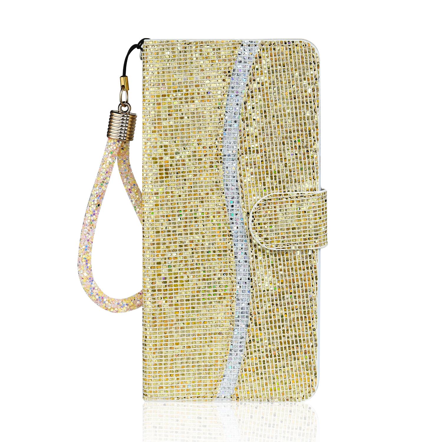 TEMU Phone Case - New Glitter Sequins Leather Case Anti-fall Phone Case For Galaxy S7 S7edge S8 S8plus S9 S9plus S10 S10e S20 S20plus S20ultra S20fe