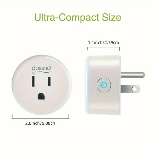 1 2 4 pack mini wifi smart plugs compatible with app voice control for google home smart plugs with timer function remote control 110 130 hub required 10a for 2 4ghz wi fi standard home office