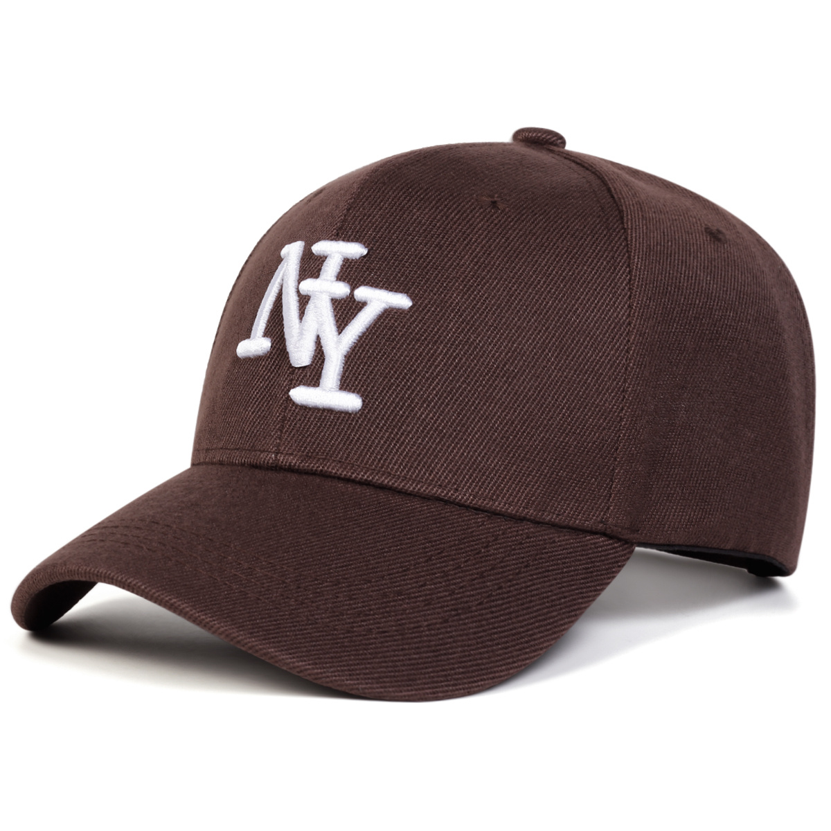 TEMU 1pc Men's Ny Embroidered Baseball With Ny, Adjustable Outdoor Sun Hat Suitable For Vacation, Travel & Streetwear, Non- For Sports, Casual Wear,