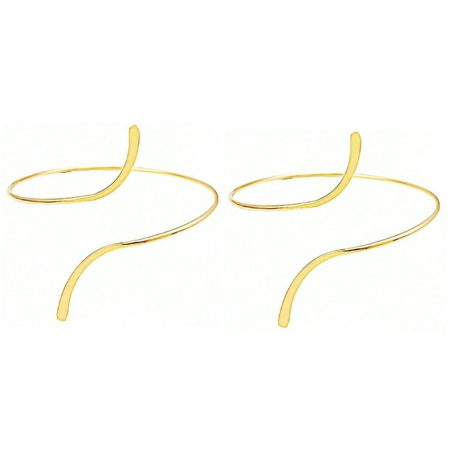 TEMU 2-pack Nordic Minimalist Shaped Metal Curtain Tiebacks Light Luxury Individual Fashion Curtain Hooks