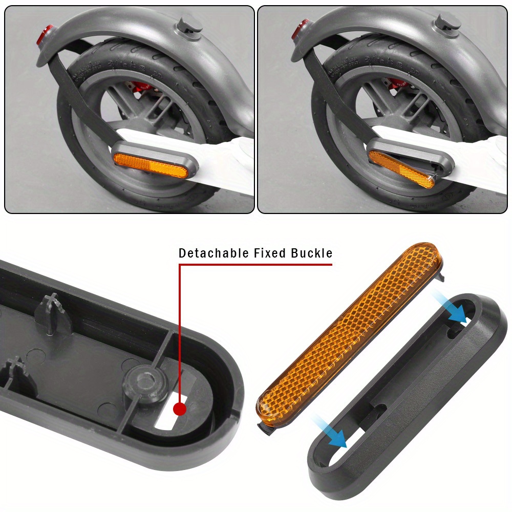 1 pereche Huse Elice Trotinetă Electrică, Carcasă de Protecție, Decorațiuni de Siguranță Nocturnă, Piese de Schimb, Curea Reflectorizantă Laterală pentru Xiaomi Pro2 1S M365 Mi3