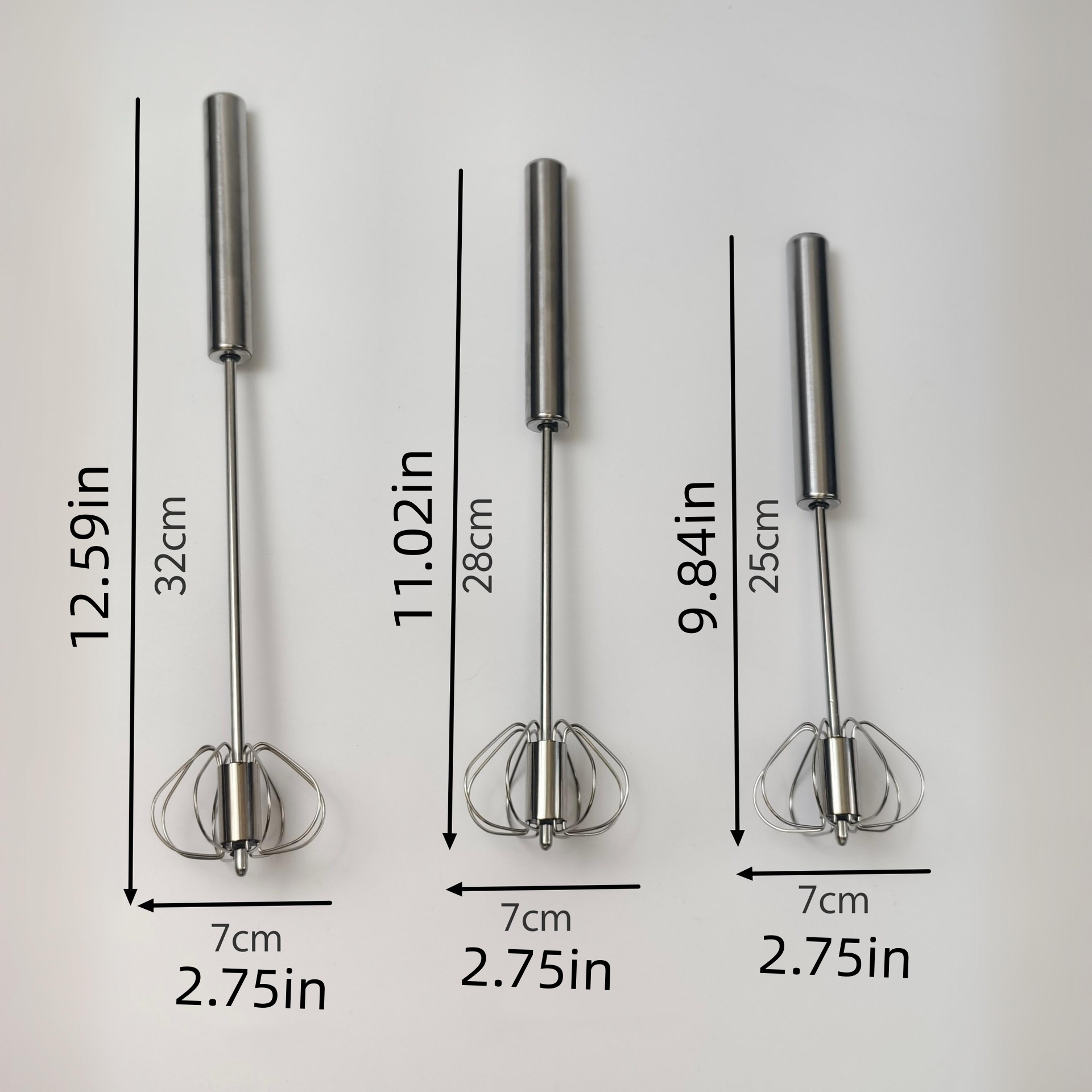 3pcs Handheld Mixer Set for Baking and Cooking