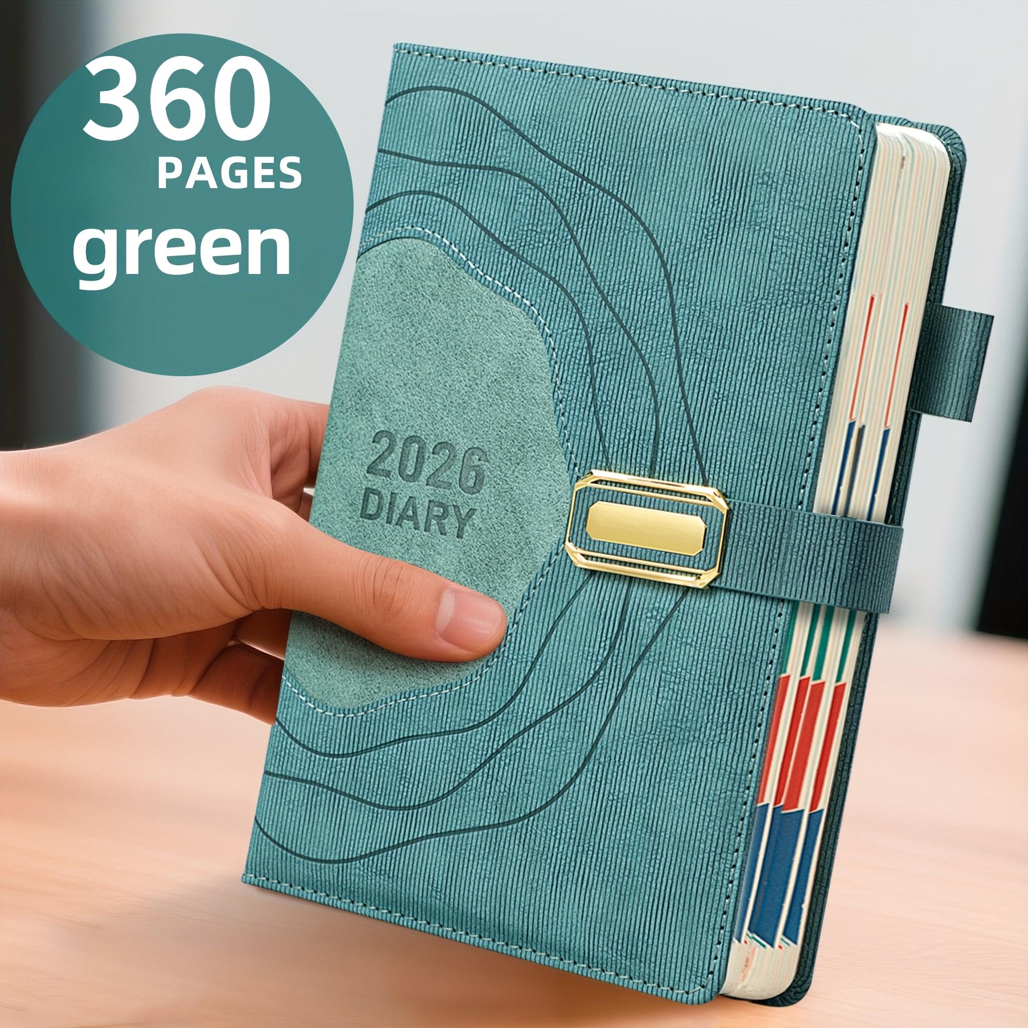 Image of 2026 Planner- Professional Layout With Daily, Thickened Pages& Reinforced Hardcover- Elegant Blue/- Organizer For Office, Home, Or Gift- Ideal New Year Or Birthday Present For Adults