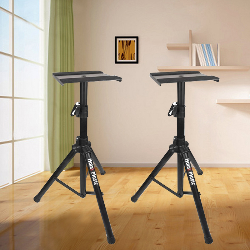 E-shop Paar Studio-Monitor-Lautsprecherständer, Höhenverstellbar, Modell HPS-600MS, Professionelle Hochleistungs-Stativstruktur