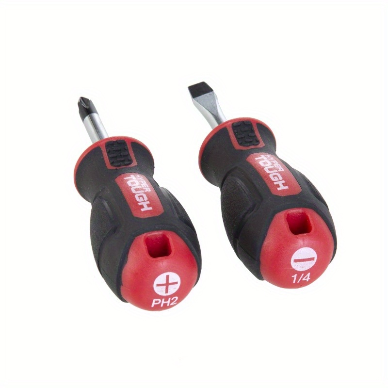 2pcs stubby screwdriver set 4 inch non electric manual hand tool with ergonomic handle durable metal construction for tight spaces screwdriver set for diy projects screwdriver set for tight spaces screwdriver set for tight spaces Product details 4