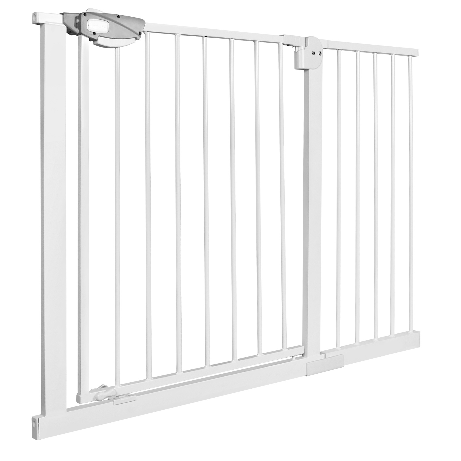 70cm Stair Gate Door Gate No Drilling N Stop Safety Door And Stair Gate With Auto-close Child Safety Gate Door Gate For Dogs Baby Safety Gate, For 75-85cm (white)