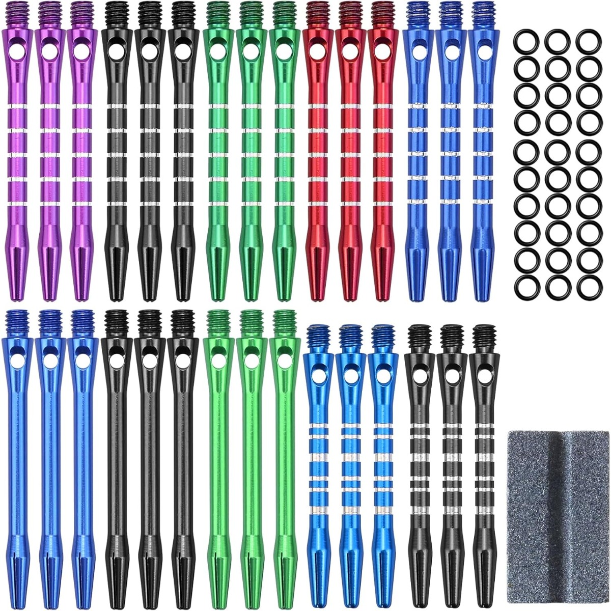 30 stuks Aluminiumlegering Dartschachten, 50/53mm Dart Onderdelen