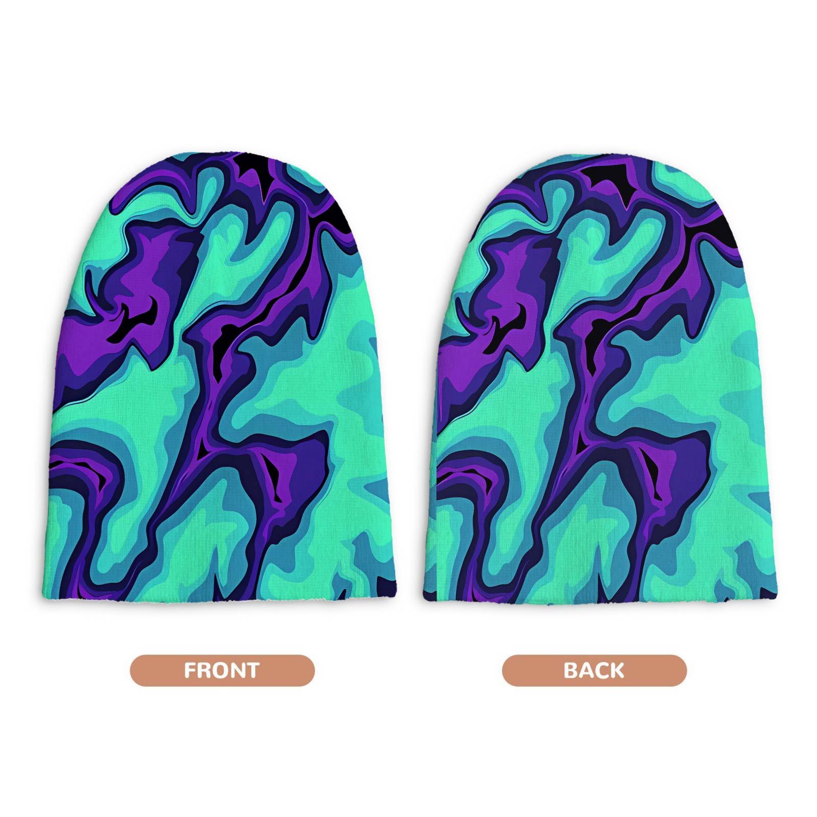 TEMU Bonnet Tricoté Unisexe Bord, Mélange Polyester et Ammoniaque, Doux, Élastique et Léger, Confortable, Style Décontracté