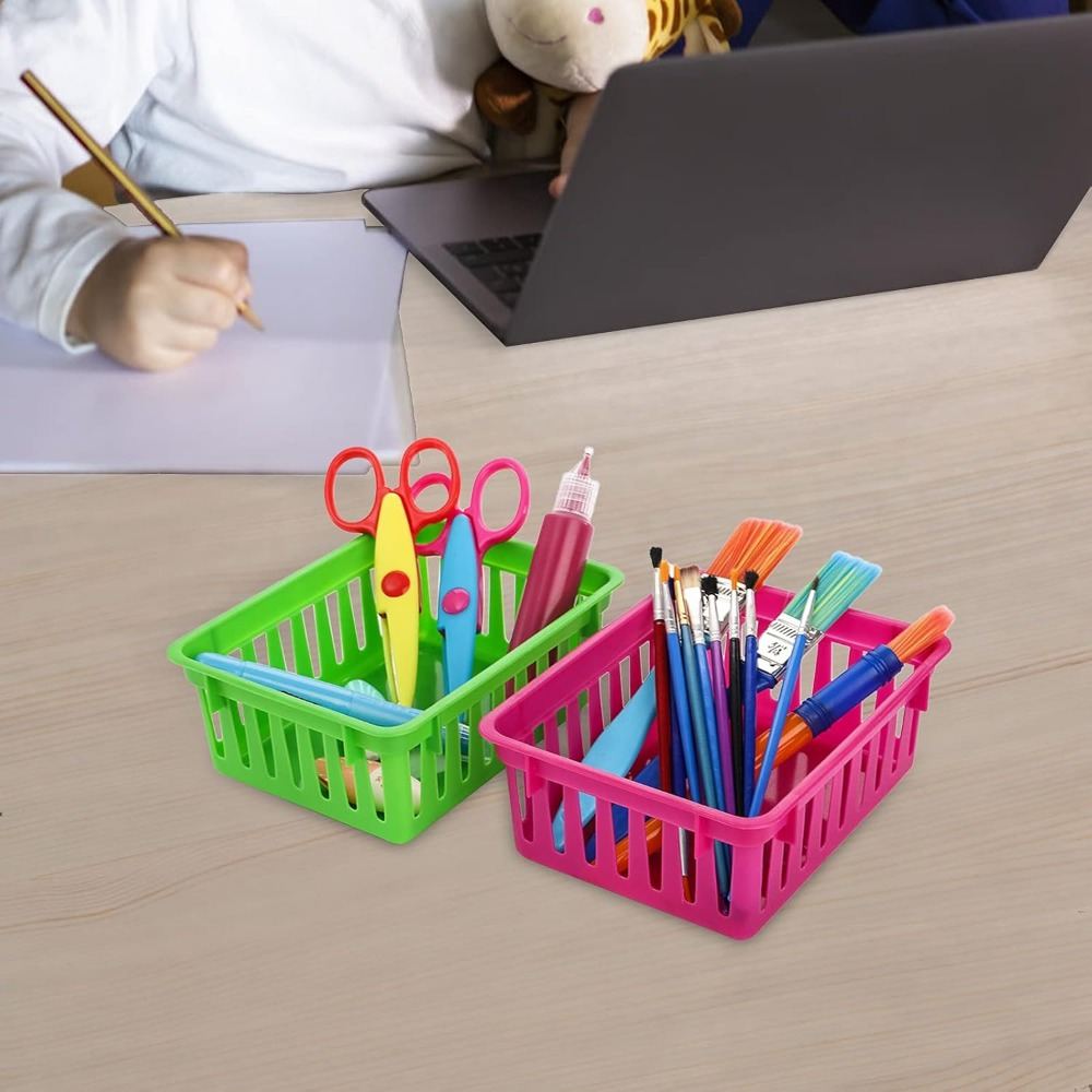 24pcs Small Plastic Sorting Baskets for Organization