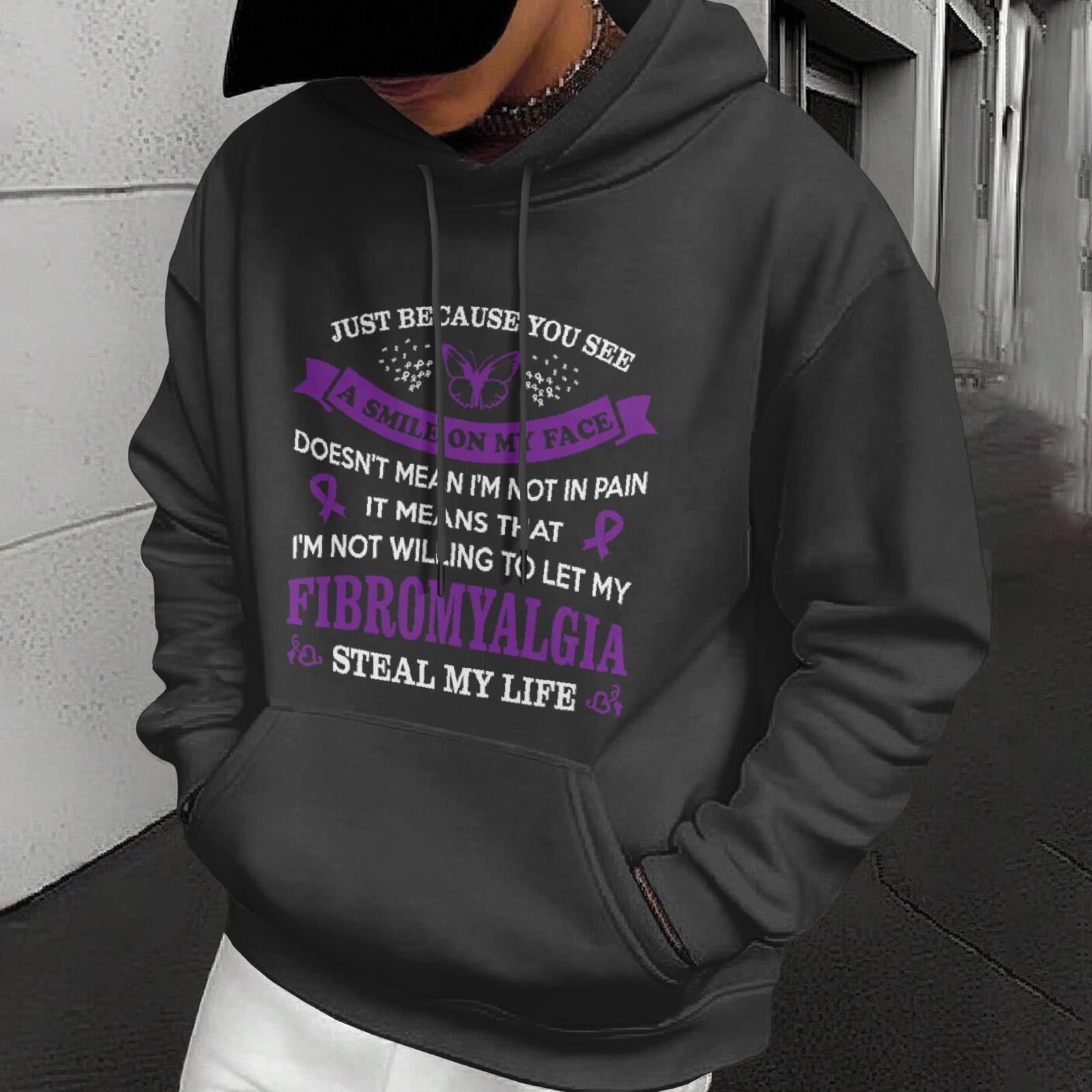 

And Support Awareness With Our Men's Hoodie - For Pain!