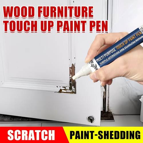 wood lacquer repair pen furniture scratch repair pen floor color difference correction pen metal scratch repair door and window paint peeling scratch repair suitable for cabinets door handles desks faucets musical instruments