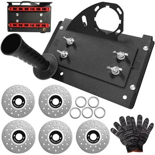45 degree tile chamfering cutter holder attachments adjustable 45 beveling bracket device