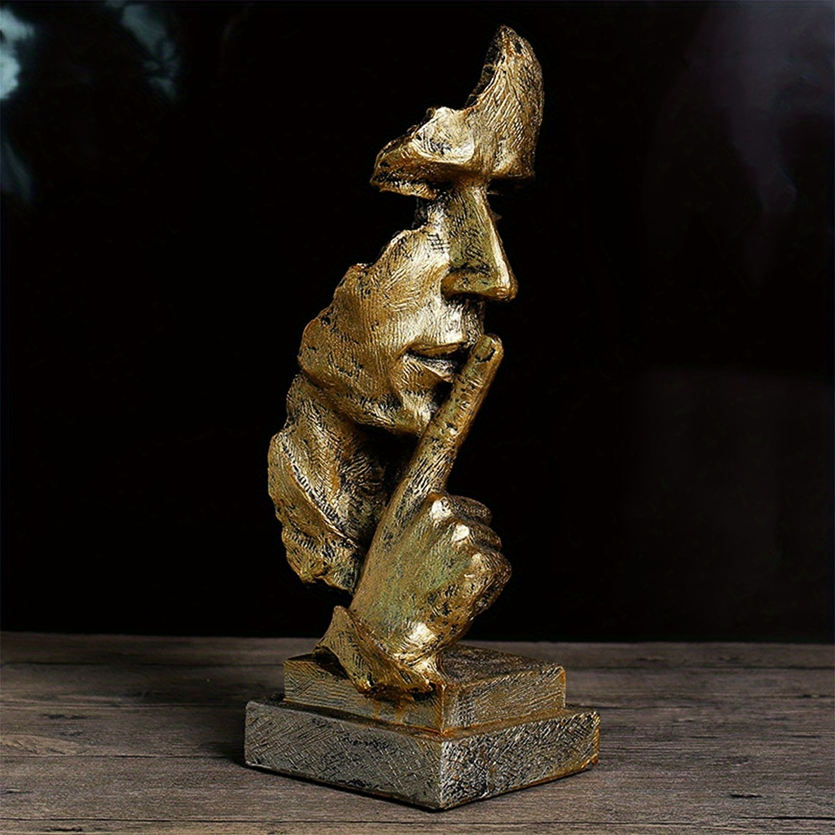 Silent Man Statue Resin Abstract Sculpture, Decoration Technology, Father's Day Gift