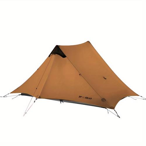 Mount Ultra-Lightweight Triangular Camping Tent for Singles - Lightweight & Durable, Ideal for Hiking, Backpacking, - Khaki Color, Hiking Gear