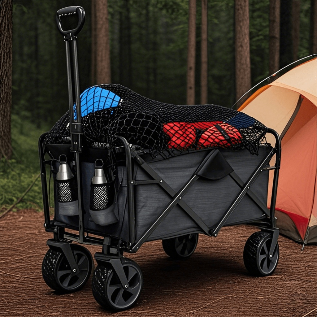 1 Heavy Duty Foldable Nylon Car Net| Suitable For , Folding Carts, , Utvs, And Trailers- Cargo Transport Net, Suitable For Camping, Hiking, Outdoor Transport- Secure Loading Net
