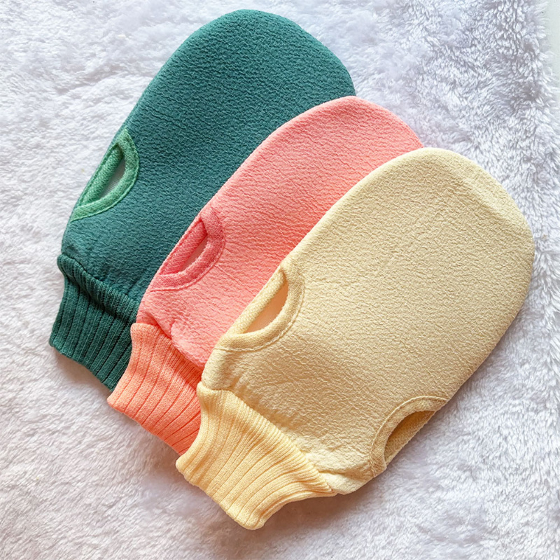 

Gants de Bain Exfoliants pour une et Délicate - Fabriqués en Polyester - Éliminent les Cellules Mortes et les Impuretés - Convient pour , et - Gants Exfoliants