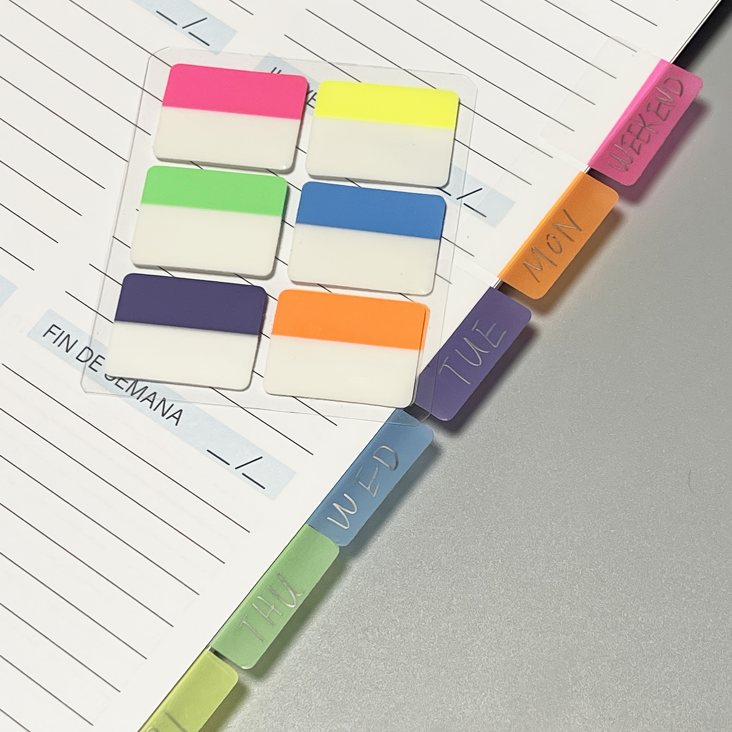Transparent Plastic Sticky Notes: Strong , Suitable For Office, School, Home Use; Convenient For Document Organization And Book Indexing