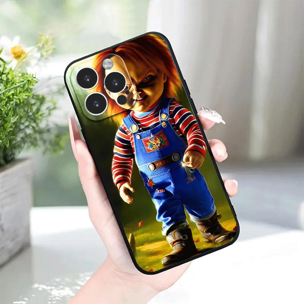 TEMU Horror Movies Pattern Phone For Iphonefits 11/12/13/14/15/16 , Tpu , Gift