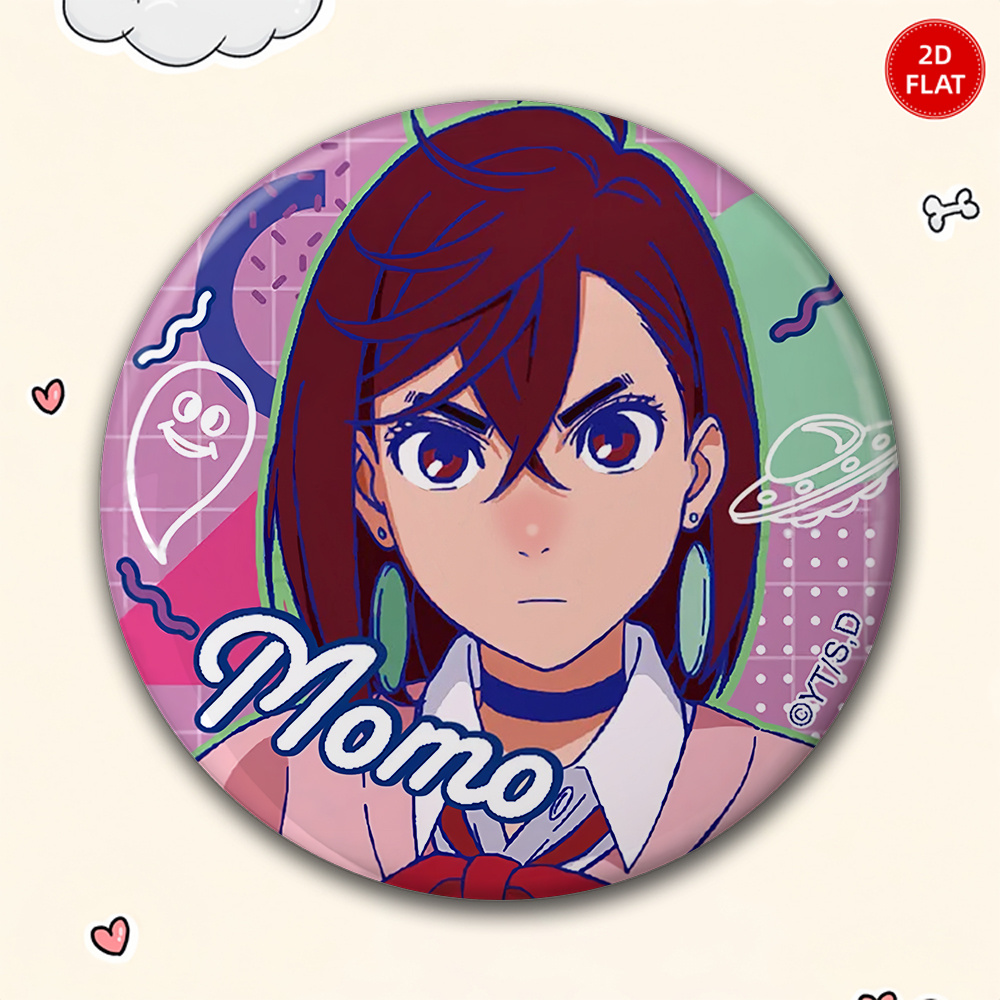 TEMU 2d Flat - 2026 1pc Classic Anime Cartoon Fashion Brooch/pin/badge, For Jeans, Clothes, Backpacks And Hats, Suitable For Collecting Small