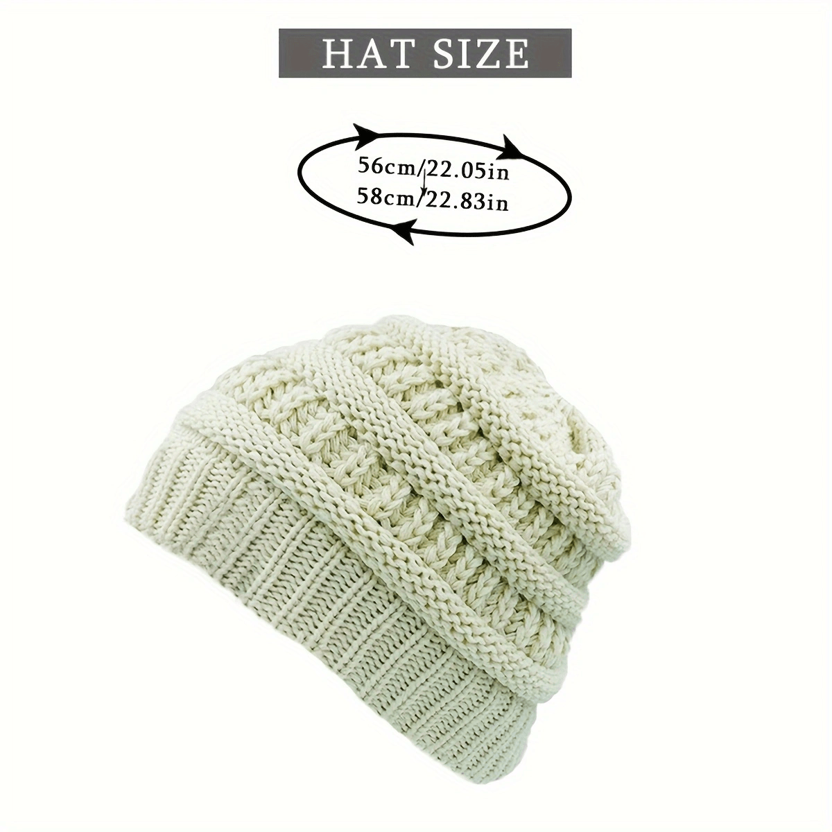 Unisex Solid Color Y2K Style Beanie Hat