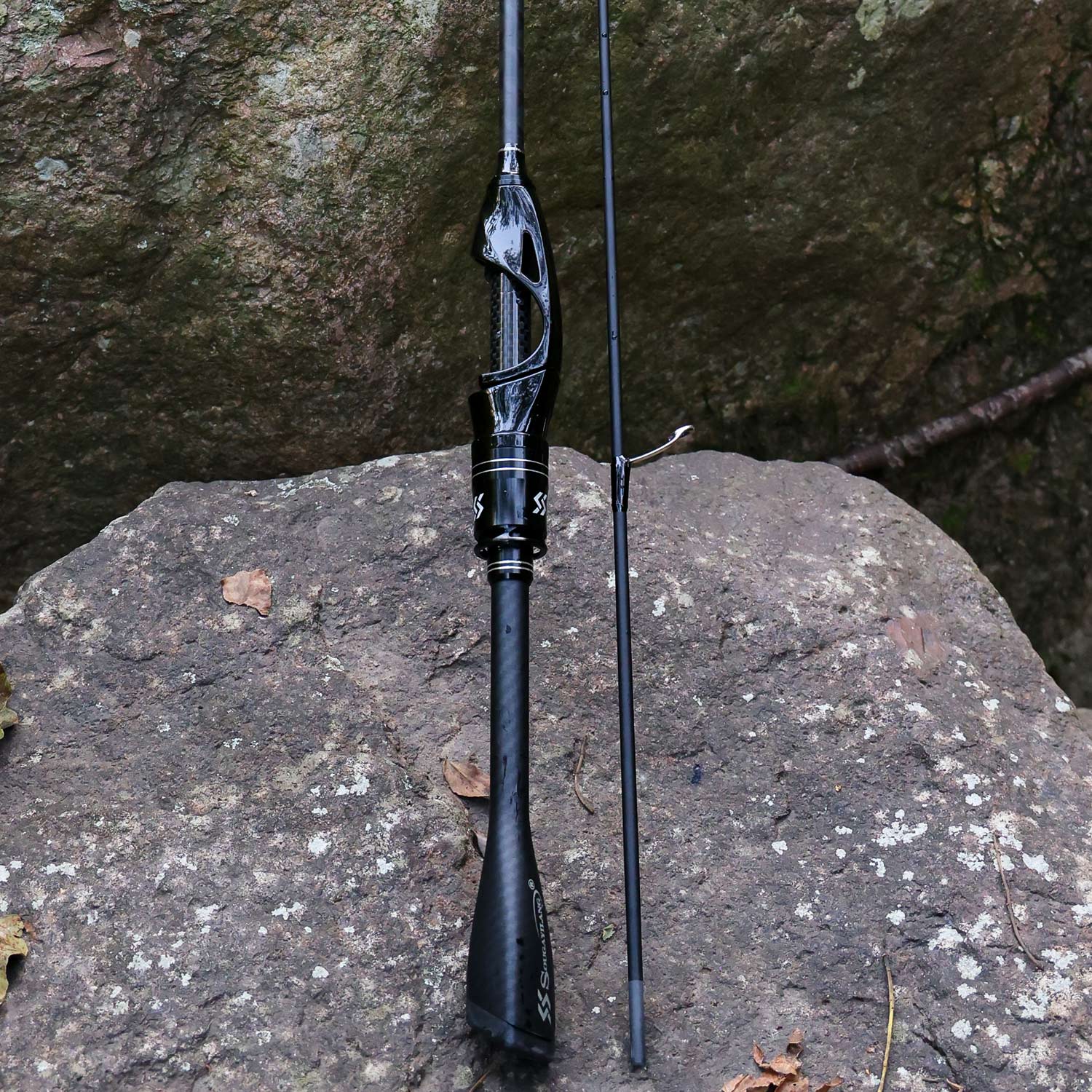 Image of Sougayilang Carbon Fiber Fishing Rod(/5.9ft), 2-section Spinning&casting, 10-25g Lure Wt, Portable For Travel & Outdoor Fishing Rods For Freshwater, Sleek Rod Design, Highquality Ideal For Beginners &