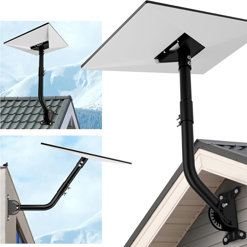 Starlink Gen 3 Adjustable Wall Mount Kit, Durable Antenna Bracket, Compatible With V3 Standard Dish For , Long Wall Mount, Corrosion Resistance