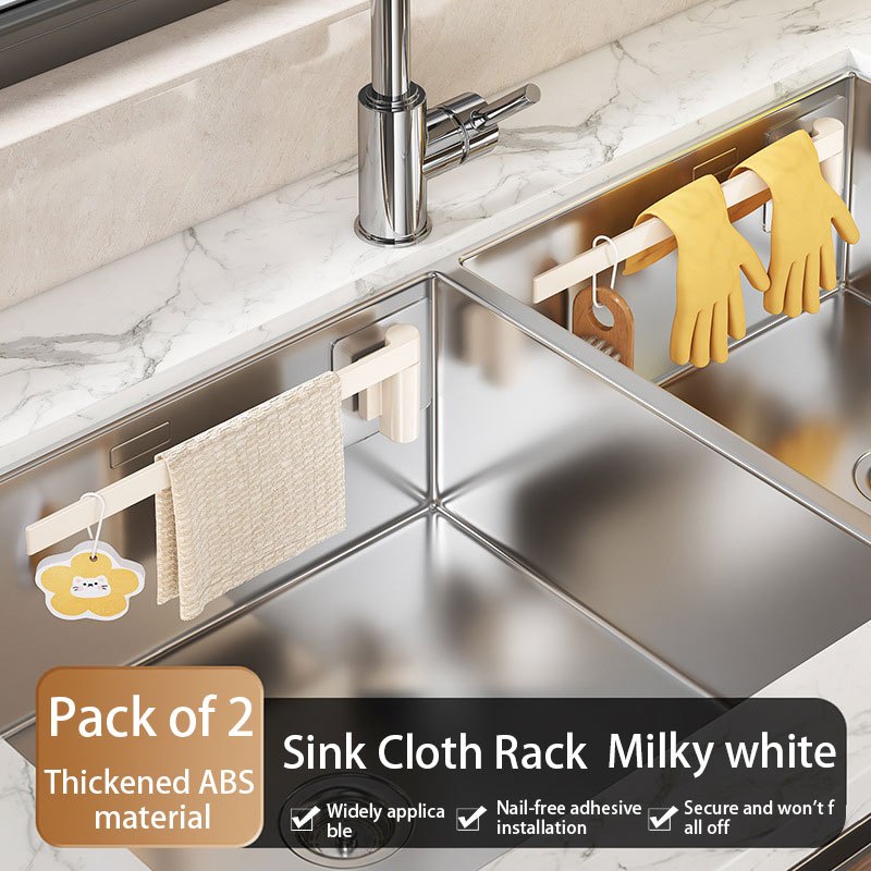 TEMU Set portaasciugamani girevoli autoadesivi da cucina - Porta , porta pellicola , installazione facile senza trapano, per cucina/bagno/lavanderia