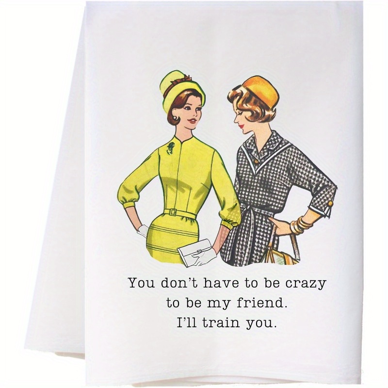 

Decorative Polyester Dish Towels, 1pc 18x26 , , , , Tea Towels - "i You" Towel