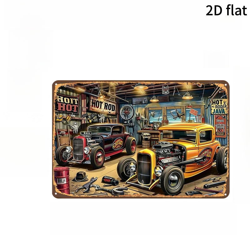 TEMU 2d Flat, A 2d Wooden Sign, 