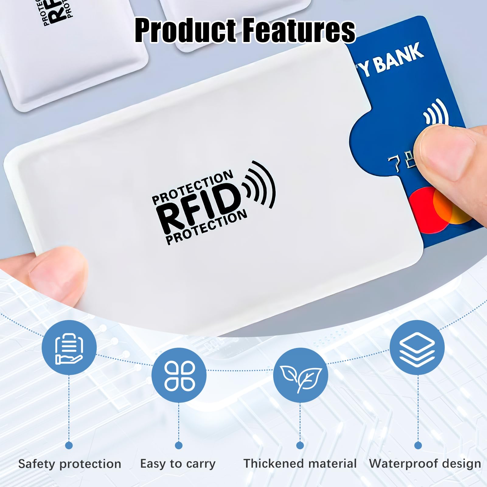 15 stk. exquisite, atemberaubende, langlebige rfid-schutzhüllen, hochwertige, farbenfrohe rfid-kartenhalter, farbenfrohe, rfid-blockierende, diebstahlsichere, dünne kartenhalter für damen- herren-geldbörsen
