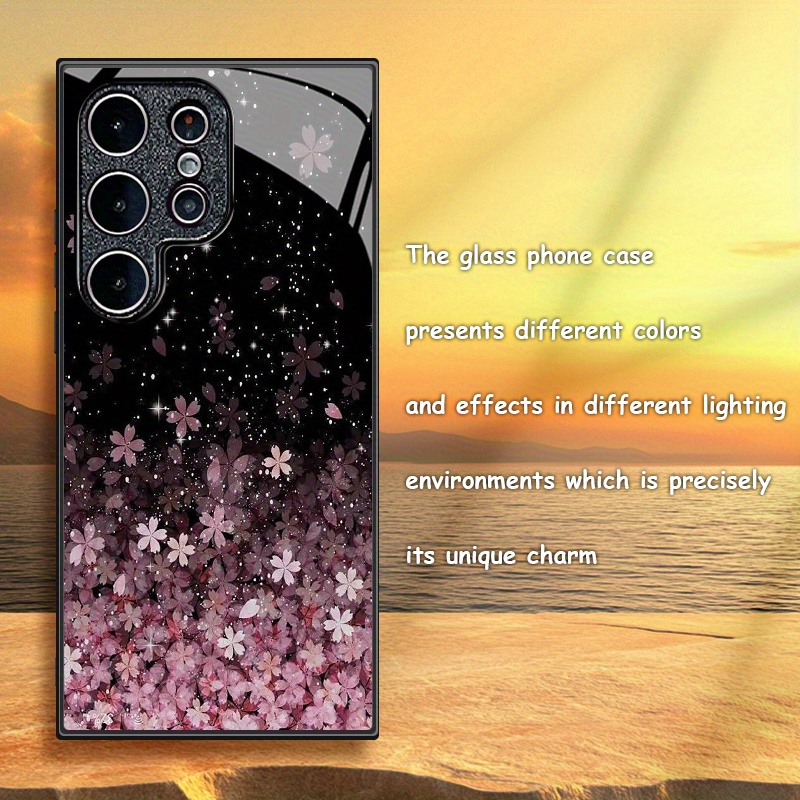 TEMU Phone Case - Fashion Glitter Cherry New Phone Case For Galaxy