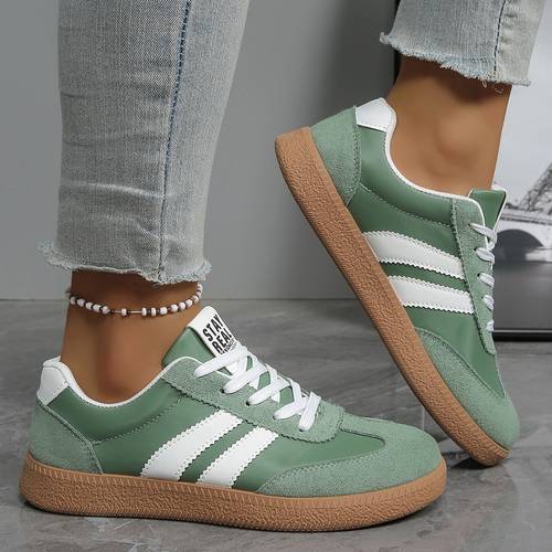 damen stilvolle freizeit schnür-sportschuhe mit weicher sohle sind in verschiedenen farben wie und blau erhältlich. sie verfügen über klassisches rundes zehendesign und eine weiche sohle, die ihre füße den ganzen tag lang hält, dameschuhe