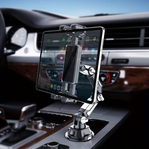 new robotic arm tablet stand ipad cup holder car mount heavy duty 360 rotation adjustable universal tablet stand cradle cup phone holder car compatible ipad phone 4 7 13 equipment