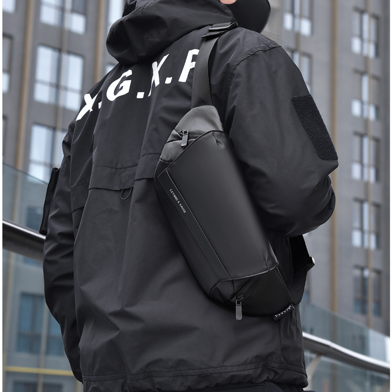 Men's Nylon Crossbody Chest Bag Cycling