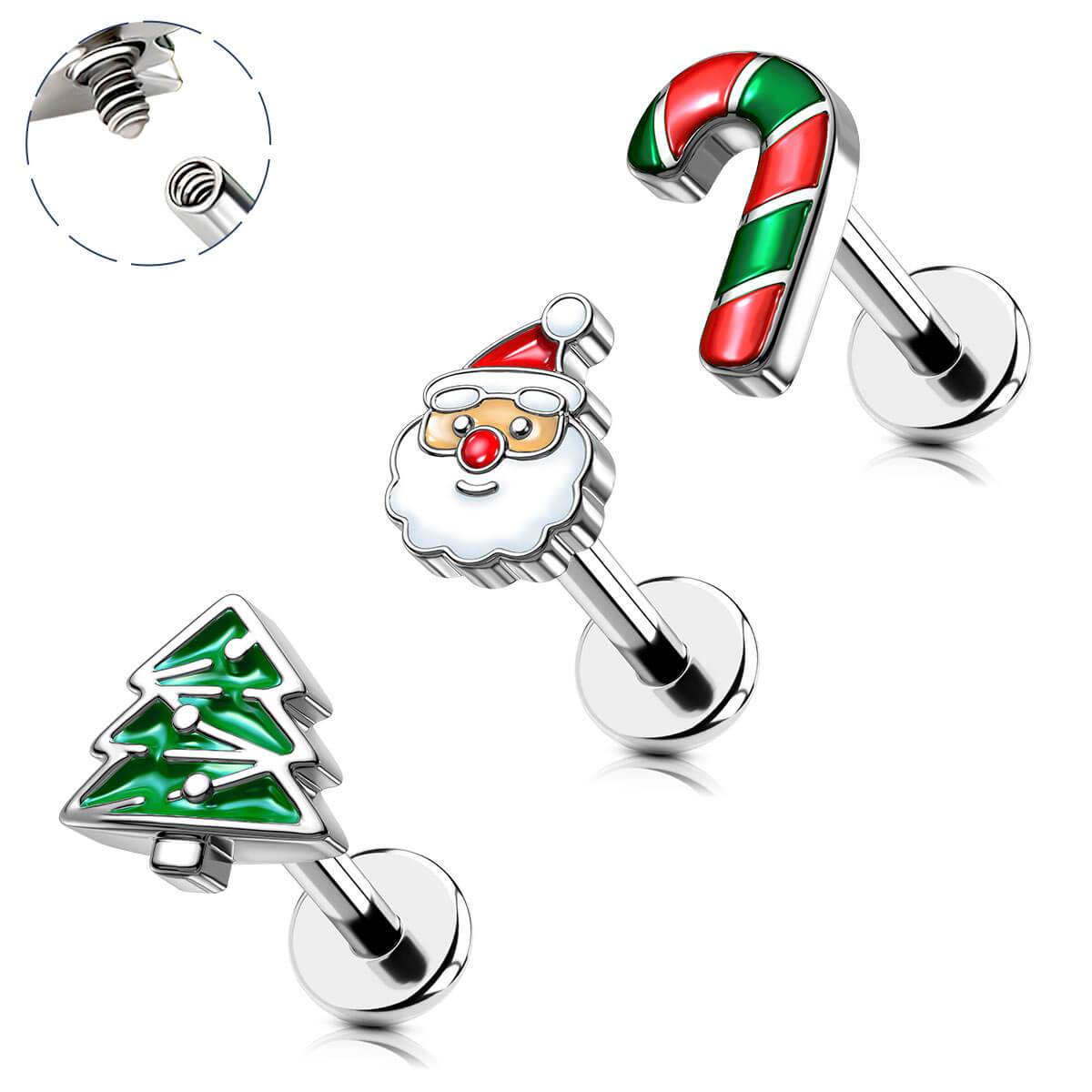 

3pcs Set - , & In 16g Steel - For Christmas &