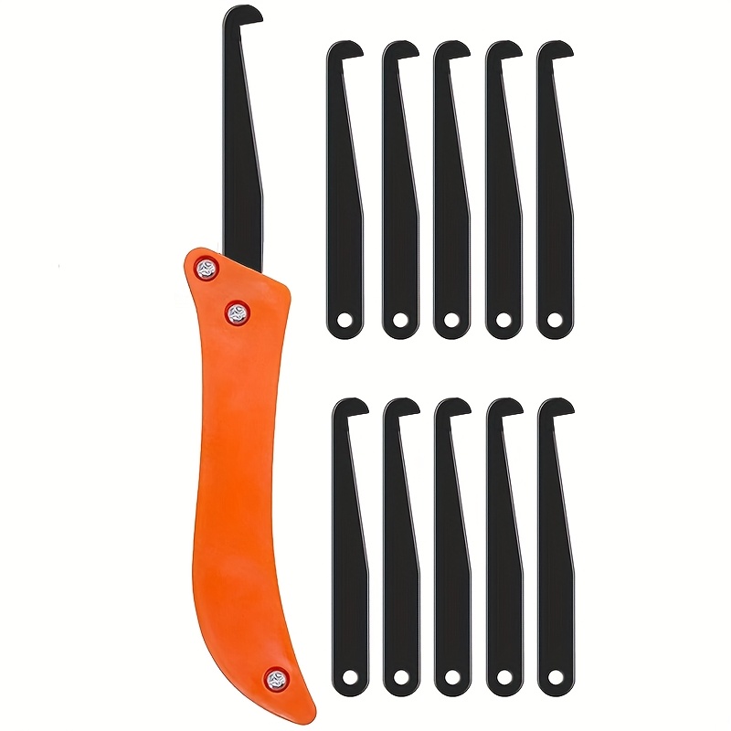 11pcs Removal Tool Set, 1 Hand Saw And 10 Removal Knives, Grout Removal Tool, Tile Grout Cleaning Tool, Grout Edge Tool, Tile Grout Finishing Tool
