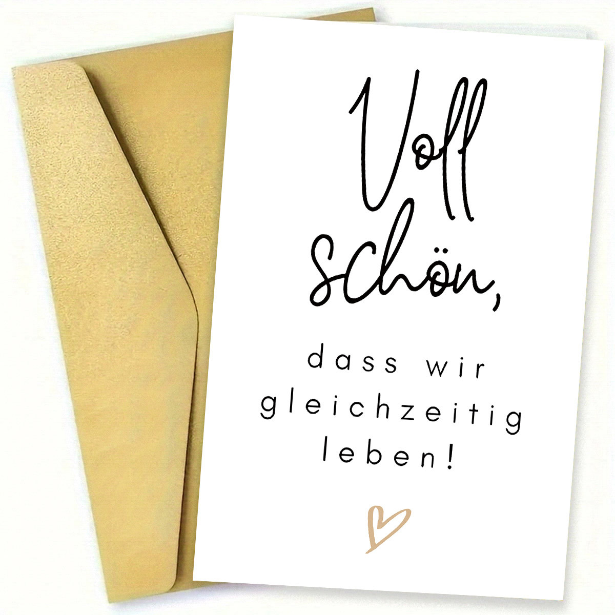 Image of Simple Words Their Feelings, To Live In Era, The Front Is Delicate And Smooth, The Back Is Smooth, 12x17cm/4.72x6.7in, German Language Type, For Anniversary