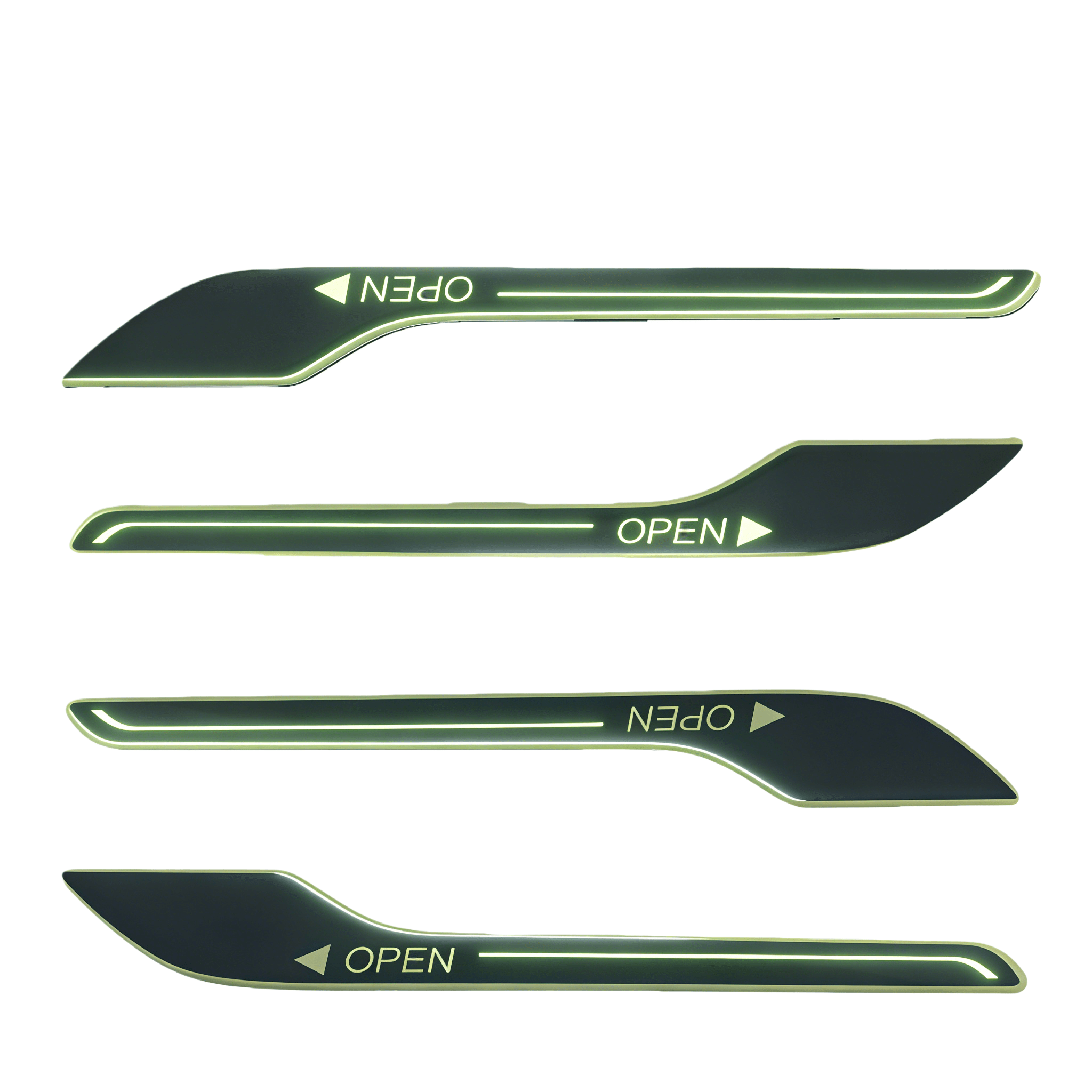TEMU Suitable For Model 3 For Door Handle Protector Set Of 4, Car Styling Accessories- Glowing Black, Vehicle Protection, Car Styling, , Accessories