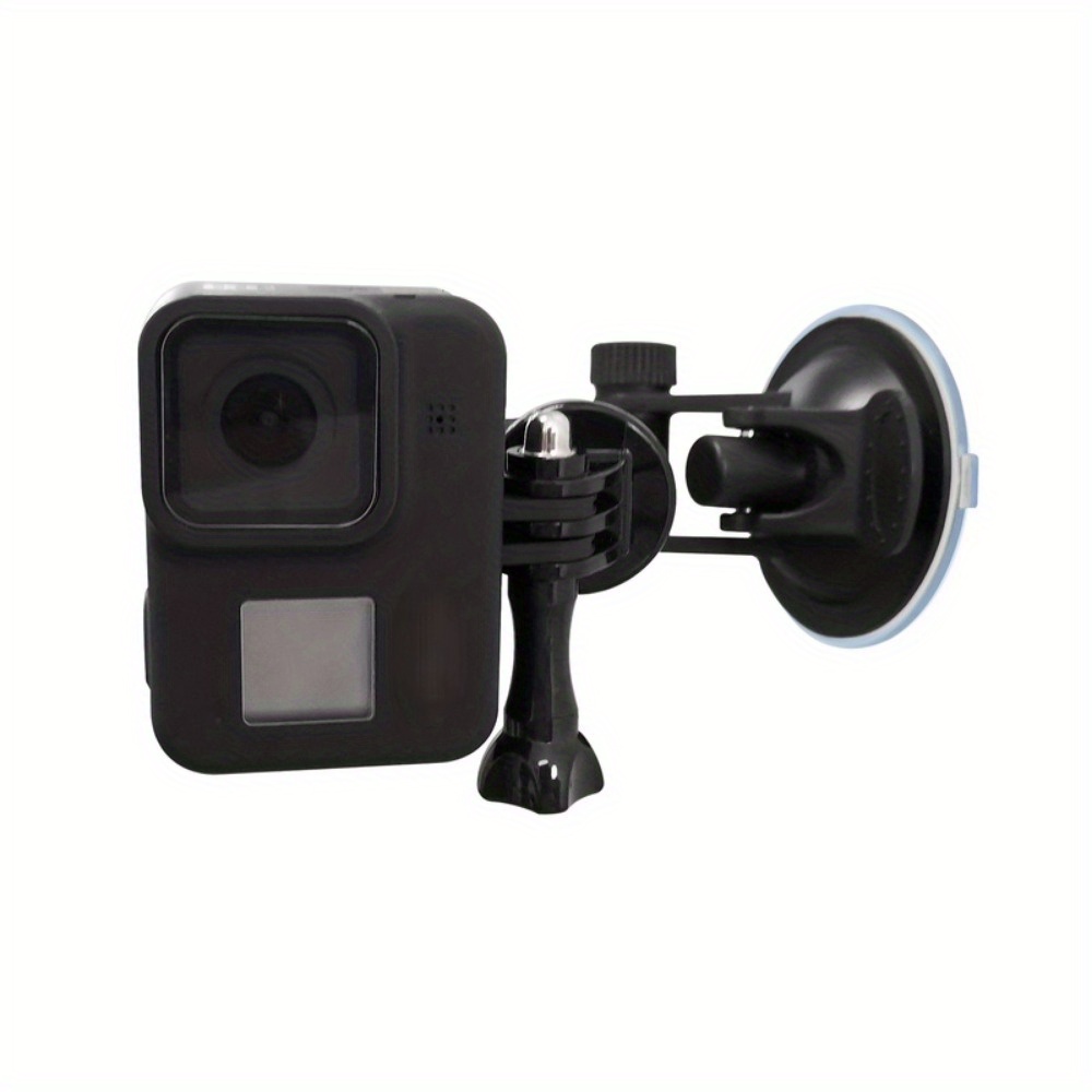 E-shop 1 Stück Glas-Saugnapfhalterung für Kamera & GoPro Hero 9/8/7/6/5/4/3+/3/2/1 – Verstellbare Stativhalterung mit starker Saugkraft, langlebige